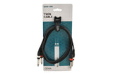 GEWA Basic Line câble double 1,5 m, 2 x jack mono