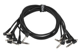 GEWA Basic Line câble patch 0,9 m, jack stéréo coudé, 6 pièces
