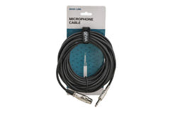 GEWA Basic Line câble de microphone 9 m, XLR femelle vers jack mono