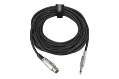 GEWA Basic Line câble de microphone 9 m, XLR femelle vers jack mono