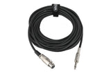 GEWA Basic Line câble de microphone 9 m, XLR femelle vers jack mono
