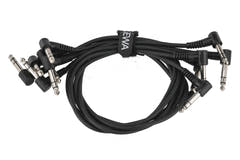 GEWA Basic Line câble patch 0,6 m, jack stéréo coudé, 6 pièces