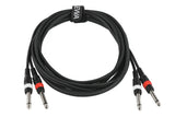 GEWA Basic Line câble double 3 m, 2 x jack mono