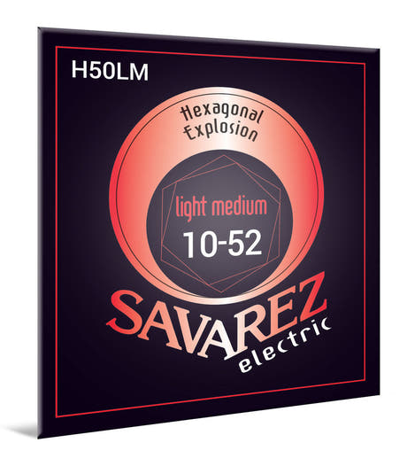 Savarez H50LM Hexagonal Explosion, medium light .010 à .052