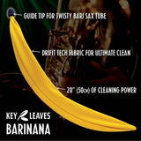 Écouvillon Key Leaves Barinana pour saxophone baryton, 50 cm