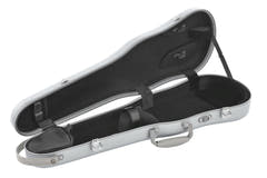 GEWA étui moulé en polycarbonate pour violons 1/2-4/4, argent