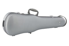 GEWA étui moulé en polycarbonate pour violons 1/2-4/4, argent