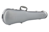 GEWA étui moulé en polycarbonate pour violons 1/2-4/4, argent
