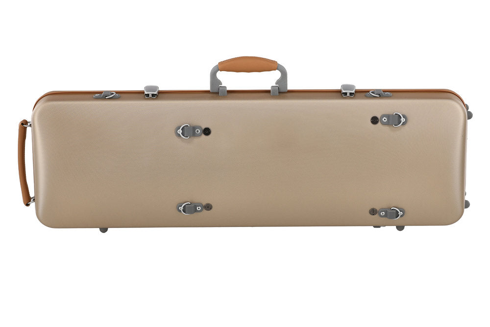 GEWA Polycarbonate étui à violons 1/2-4/4, doré
