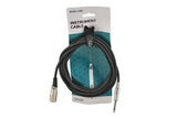 GEWA Basic Line câble d’instrument 3 m, jack mono vers XLR mâle