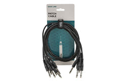 GEWA Basic Line câble patch 0,9 m, jack mono droit, 6 pièces