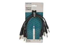 GEWA Basic Line câble patch 0,3 m, jack stéréo droit, 6 pièces