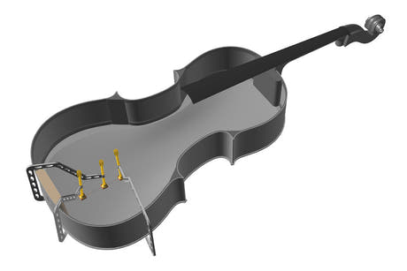 GEWA pince de réparation Over the Ribs, profondeur 210 mm, ouverture 51 mm