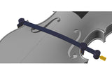 GEWA pince à fendre en aluminium pour violons et alto, de 180 à 220 mm