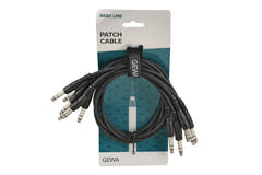 Câble patch GEWA Basic Line 0,6 m, jack stéréo droit, 6 pièces