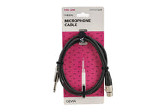 GEWA Pro Line câble microphone 1,5 m, XLR femelle vers jack mono