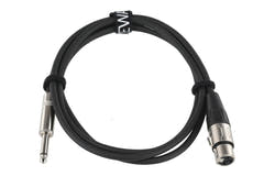 GEWA Pro Line câble microphone 1,5 m, XLR femelle vers jack mono
