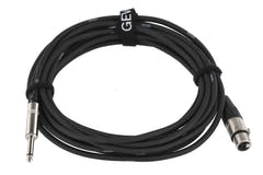 Câble de microphone GEWA Pro Line 6 m, XLR femelle vers mini-jack mono