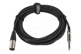 Câble équilibré GEWA Pro Line 6 m, jack stéréo vers XLR mâle