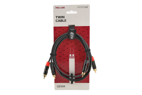 Câble double GEWA Pro Line 1,5 m, 2 x cinch