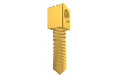 GEWA écrous d’archet 6x5 pour contrebasse, métriques, 10 pièces