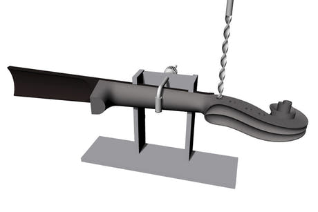 GEWA support de manche de violon pour perceuse à colonne