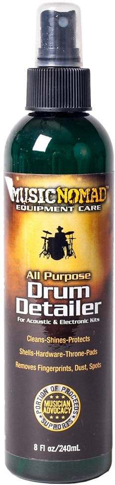 MusicNomad MN110 Drum Detailer cymbales, batteries & hardware