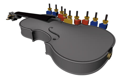 GEWA vis de réparation pour violoncelle, rouge, pour les coins