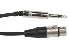 GEWA Pro Line câble symétrique 3 m, jack stéréo vers XLR femelle