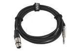 GEWA Pro Line câble symétrique 3 m, jack stéréo vers XLR femelle