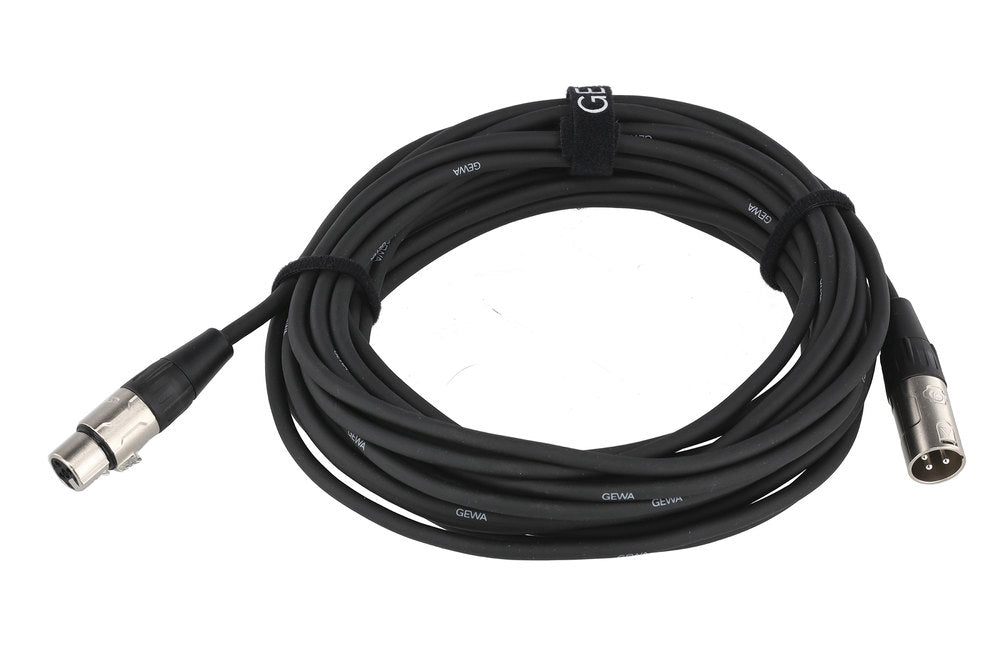 GEWA Pro Line câble microphone 9 m, XLR femelle vers XLR mâle