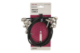 GEWA Pro Line câble patch 0,5 m, fiches pancake coudées