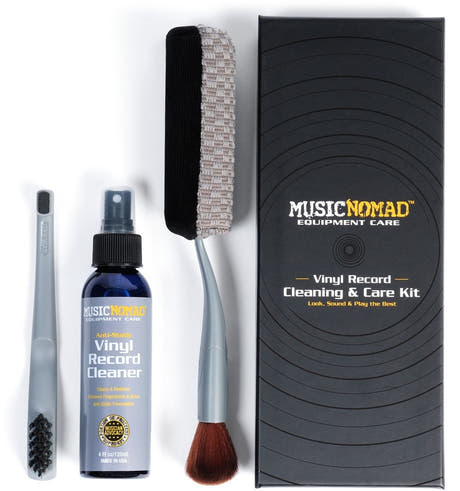 MusicNomad MN890 Kit de nettoyage 6-en-1 pour disques vinyles