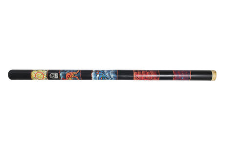 Toca bambou didgeridoo DIDG-PK2, motif Kangaroo 2, 119 cm