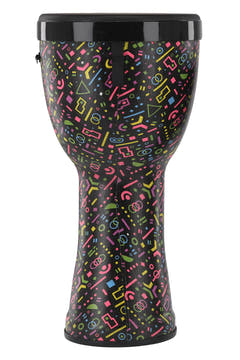 GEWA Liberty Series djembés emboîtables 12", motif Crazy Neon