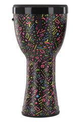 GEWA Liberty Series djembés emboîtables 12", motif Crazy Neon