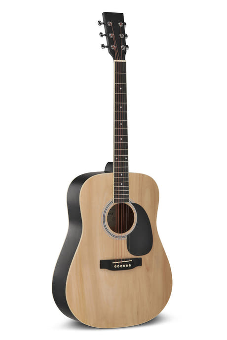 VGS Cataluna guitare western, finition naturelle, avec gig bag
