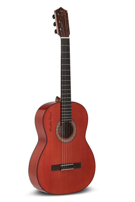 Manuel Rodriguez Gipsy Kings GK-RO-R guitare flamenca 4/4, rouge