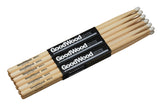 Vater Goodwood Rock baguettes de baterie, hickory 2e choix, embout en nylon