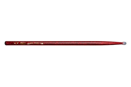 Baguettes de baterie Vater Color Wrap 5A Red Sparkle, hickory, olive en nylon