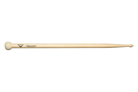 Vater Sizzle Fusion Acorn, baguette de batterie avec maillet en feutre à l'extrémité