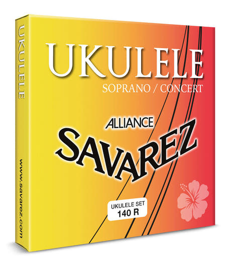 Savarez 140R Alliance set de strings pour ukulélés soprano et concert