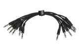 GEWA Basic Line câble patch 0,3 m, jack mono droit, 6 pièces