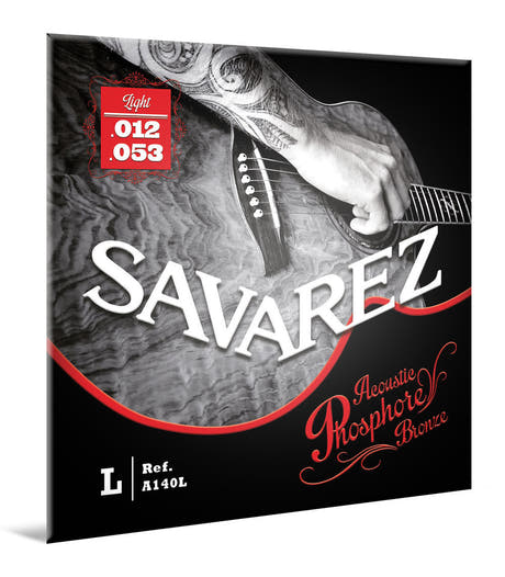 Savarez A140L Acoustic Phosphor Bronze, light .012 à .053