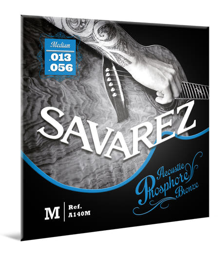 Savarez A140M Acoustic Phosphor Bronze, medium .013 à .056
