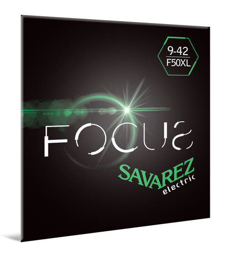 Savarez F50XL Focus strings pour guitare électrique, extra light .009 à .042