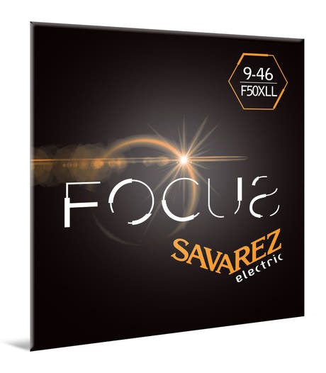 Cordes de guitare électrique Savarez F50XLL Focus, mixtes .009 à .046