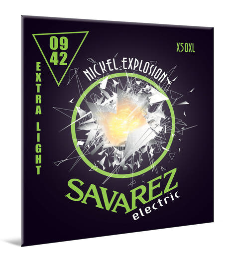 Savarez X50XL Nickel Explosion, extra light .009 à .042