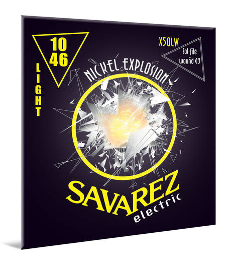 Savarez X50LW Nickel Explosion, light .010 à .046 avec sol filé