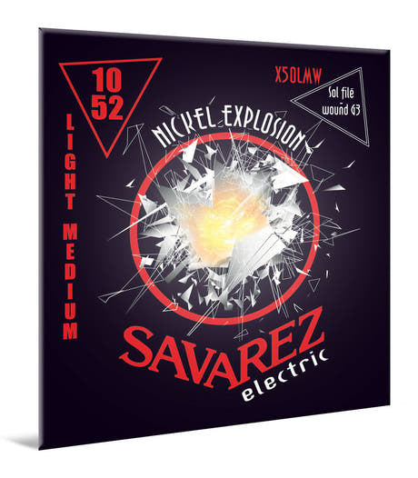 Savarez X50LMW Nickel Explosion avec G filée, .010 à .052